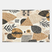 Sophisticated Souful Holiday Elegance Geschenkpapier Set (Vorderseite 3)