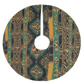 Sophisticated Souful Holiday Elegant Polyester Weihnachtsbaumdecke (Vorderseite)