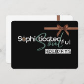 Sophisticated Soul    Feiertagskarte (Vorne/Hinten)