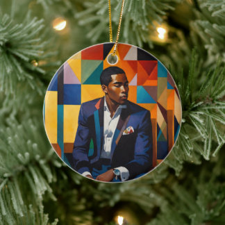 Sophisticated Soulful Holidays    Keramik Ornament