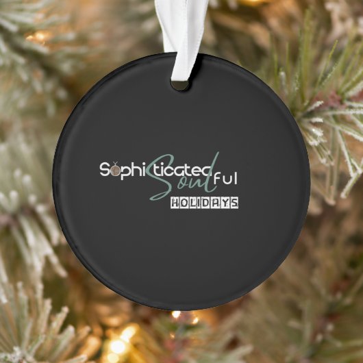 Sophisticated Soulful Holidays Ornament (Baum)