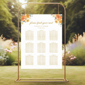 Sophisticated spring wedding with orange blossoms poster