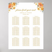 Sophisticated spring wedding with orange blossoms poster (Vorne)
