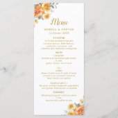 Sophisticated spring wedding with orange blossoms programm (Vorderseite)