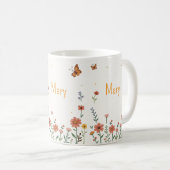 Sophisticated Summer Floral  Kaffeetasse (VorderseiteRechts)