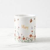 Sophisticated Summer Floral  Kaffeetasse (Mittel)