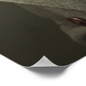 Sophisticated Vizsla in Trench Coat – Elegant Poster (Ecke)