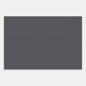 Sophistication Blaues Textil Geschenkpapier Set (Vorderseite 3)