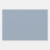 Sophistication Blaues Textil Geschenkpapier Set (Vorderseite 2)
