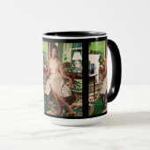 SOPHISTIZIERTE ELEGANCE MICHELLE OBAMA Tasse (VorderseiteRechts)