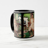 SOPHISTIZIERTE ELEGANCE MICHELLE OBAMA Tasse (Vorderseite Links)