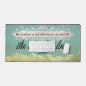 Sophocles Inspiration Zitat "Liebe Schreibtischunterlage (Tastatur & Maus)