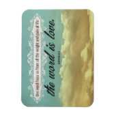 Sophokles Inspiration Zitat "Liebe" flexibel Magnet (Vertikal)