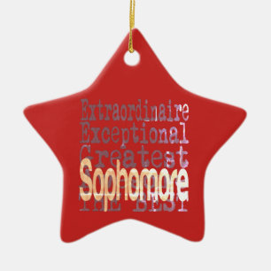 Sophomore Extraordinaire Keramik Ornament