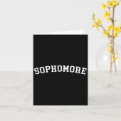 Sophomore Karte (Gelbe Blume)