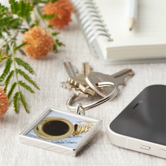 Sopran-Saxophon Schlüsselanhänger (Seite)