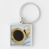 Sopran-Saxophon Schlüsselanhänger (Vorne)