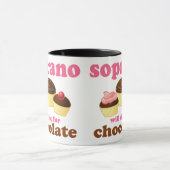 Sopran singt für Schokolade Tasse (Zentrum)