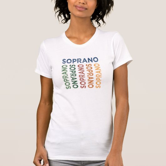 Sopranfarben T-Shirt (Vorderseite)