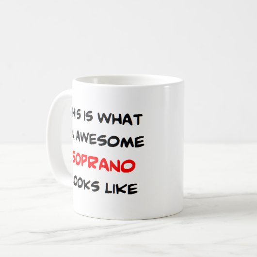 soprano, awesome kaffeetasse (Vorderseite Links)