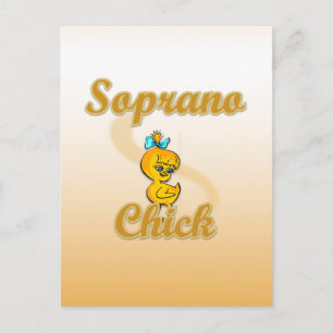 Soprano Chick Postkarte