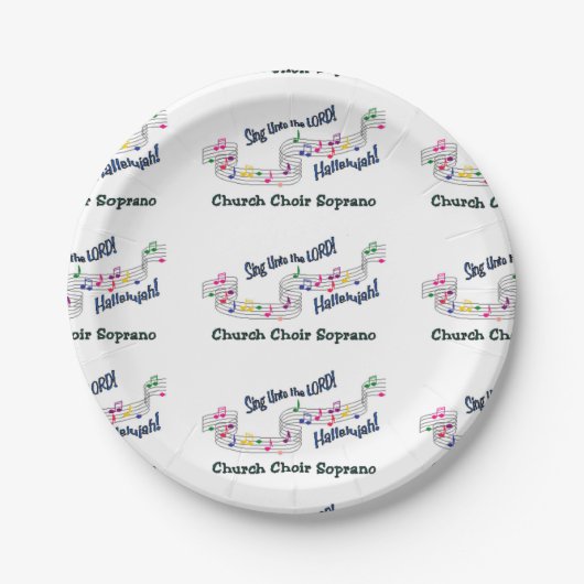 Soprano CN Pappteller (Vorderseite)