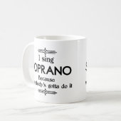 Soprano - Gotta Funny Music Kaffeetasse (Vorderseite Links)
