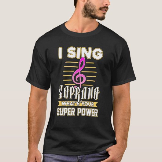 Soprano Sängermusikchor T-Shirt (Vorderseite)