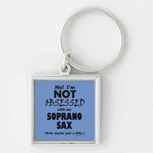 Soprano Sax Schlüsselanhänger (Vorne)