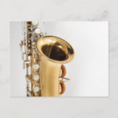 Soprano Saxophon Postkarte (Vorderseite)