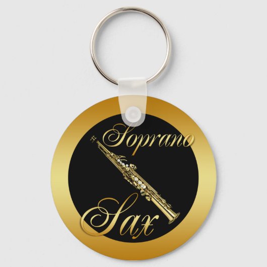 SOPRANO SAXOPHONE SCHLÜSSELANHÄNGER (Vorderseite)