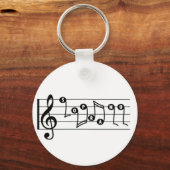 Soprano Singer Musical Schlüsselanhänger (Vorderseite)