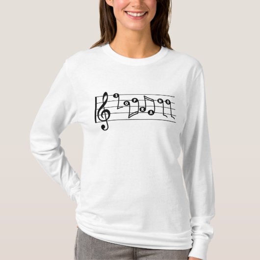 Soprano Singer Musical Shirt (Vorderseite)