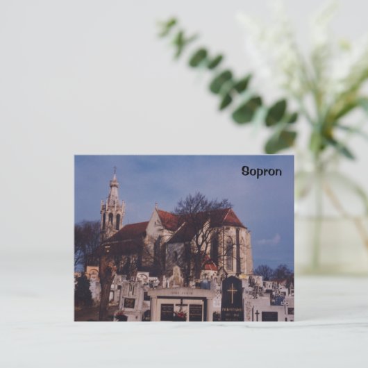 Sopron Postkarte (Stehend Vorderseite)