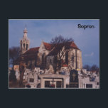 Sopron Postkarte<br><div class="desc">Kirche St. Michael - Szent Mihaly templom Sopron,  Ungarn</div>