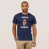 Sopron, Ungarn mit Wappen T-Shirt (Vorne ganz)