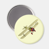 Sopwith Camel Biplane Magnet (Vorderseite/Rückseite)