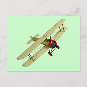 Sopwith Camel Biplane Postkarte