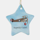 Sopwith Camel Keramik Ornament (Rechts)