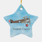 Sopwith Camel Keramik Ornament (Hinten)