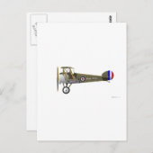 Sopwith Camel Postkarte (Vorne/Hinten)