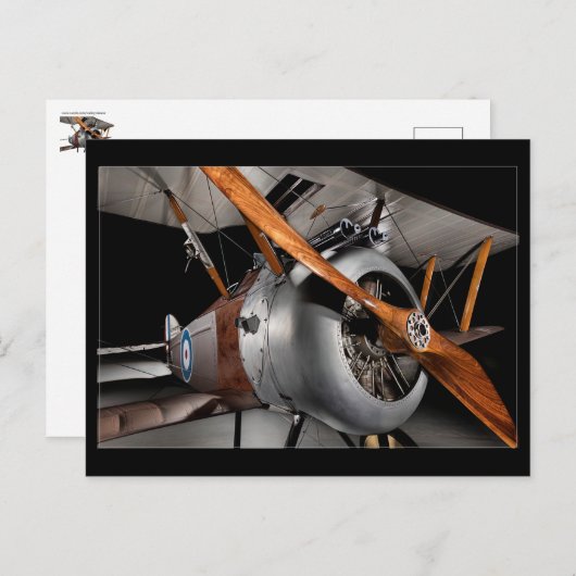 Sopwith Camel Postkarte (Vorne/Hinten)