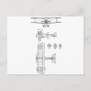 SOPWITH CAMEL POSTKARTE