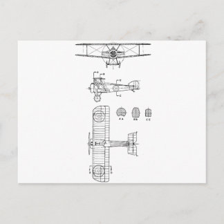 SOPWITH CAMEL POSTKARTE