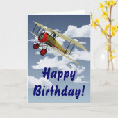 Sopwith Camel und Pilot Karte (Gelbe Blume)