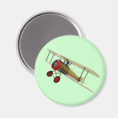 Sopwith Camel und Pilot Magnet (Vorderseite/Rückseite)