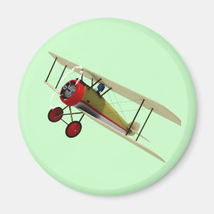 Sopwith Camel und Pilot Magnet
