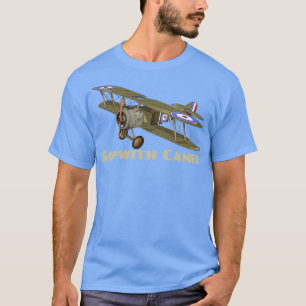 Sopwith Camel WW1 Fighter Flugzeug British Biplane T-Shirt