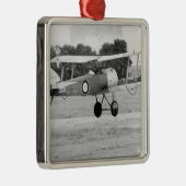 Sopwith Flugzeug-Start Silbernes Ornament (Rechts)