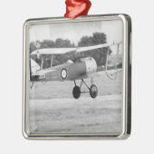 Sopwith Flugzeug-Start Silbernes Ornament (Links)